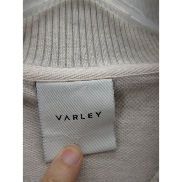 Varley Sweater Large White Pullover Turtleneck Oversized Belted - Picture 10 of 12